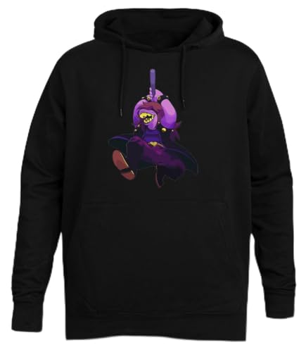 Suzetee Deltarune Susie Schwarzer Unisex-Hoodie-Kapuzenpullover von Suzetee
