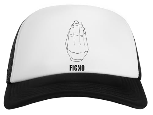 Suzetee Ficko Weiße Baseball Snapback Unisex Kappe von Suzetee