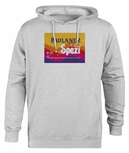 Suzetee Paulanerspezi Munich Grauer Unisex-Hoodie-Pullover Mit Kapuze von Suzetee