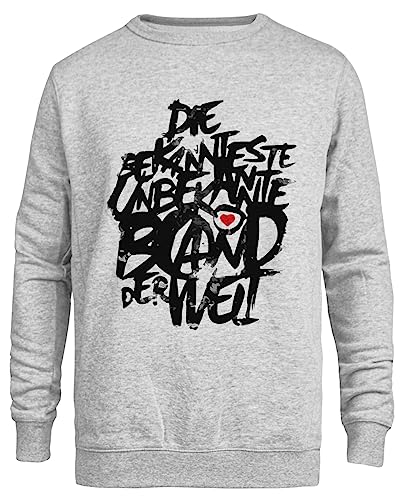 Suzetee Stonedeafproduction SDP Grauer Unisex-Pullover Mit Rundhalsausschnitt von Suzetee