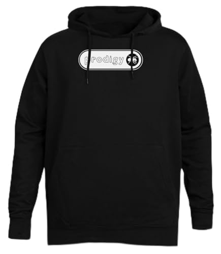 Suzetee The Prodigy Schwarzer Unisex-Hoodie-Kapuzenpullover von Suzetee