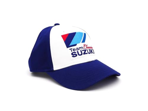 Suzuki Team Classic Baseball Base Cap blau weiß von Suzuki