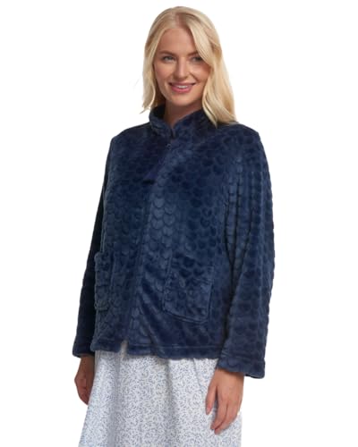 Suzy & Me Damen-Bettjacke mit Herzprägung und Reißverschluss, navy, 12-14 von Suzy & Me