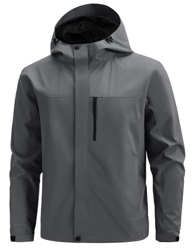 Svanco Regenjacke Herren Wasserdicht Atmungsaktiv Leicht Windjacke Outdoor Softshelljacken Lang Allwetterjacke mit Kapuze Svanco Regenjacke Herren Wasserdicht Atmungsaktiv Leicht Windjacke Outdoor Softshelljacken Lang Allwetterjacke mit Kapuze von Svanco