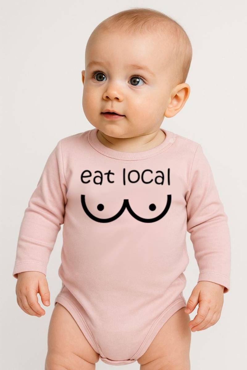 Bügelbild "Eat Local" Z.b. Für Babybody Bügelbild "Eat Local" Z.b. Für Babybody von Svandha