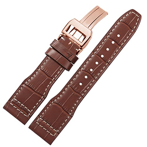 Svapo 22mm das obere Leder -Uhrenband für IWC IW326201 / IW377701 Große Pilotserie mit echter Leder Uhrengurt(Celestial Teal) von Svapo