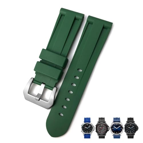 Svapo Uhrenarmband aus Gummi, 22 mm, 24 mm, 26 mm, für tauchfähiges, farbenfrohes und wasserdichtes Sport-Tarnmuster, 22 mm, Achat von Svapo