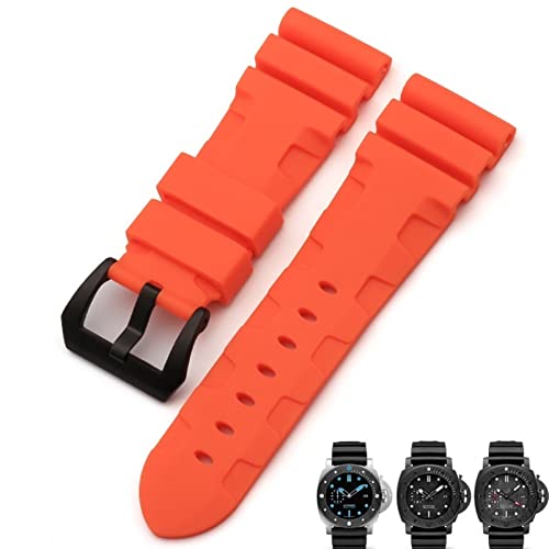 Svapo Uhrenarmband für Panerai Luminor PAM441 Uhrenarmband aus Naturgummi, 22 mm, 24 mm, 26 mm, wasserdicht, sportliches Uhrenarmband, Werkzeuge, 24 mm, Achat Svapo Uhrenarmband für Panerai Luminor PAM441 Uhrenarmband aus Naturgummi, 22 mm, 24 mm, 26 mm, wasserdicht, sportliches Uhrenarmband, Werkzeuge, 24 mm, Achat von Svapo