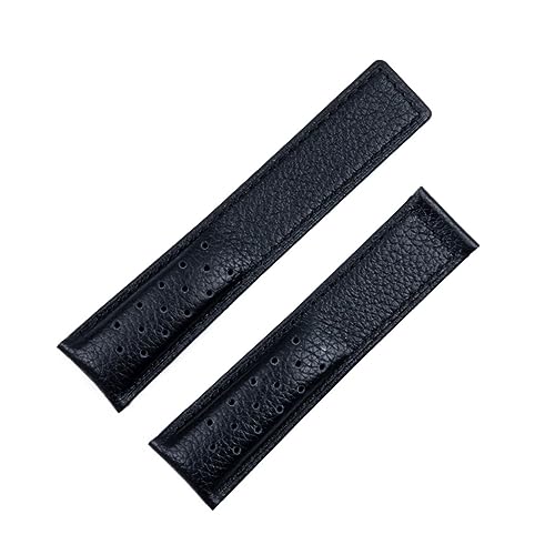 Svapo Zum SCHILD Zum Heuer Gurt Monaco Carrera Handgelenkband Frosted Kalbslederqualität Leder -Uhrband -Armband 22mm Uhrenband(Black) von Svapo