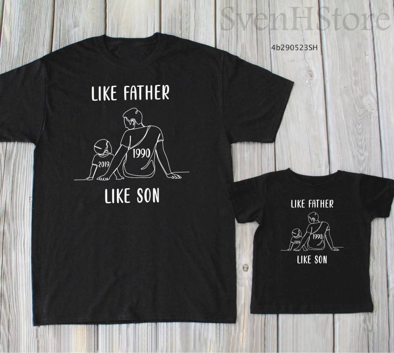 Wie Der Vater So Sohn T-Shirt Personalisierte Passende Familien-T-Shirts Wie Der Vater So Sohn T-Shirt Personalisierte Passende Familien-T-Shirts von SvenHStore