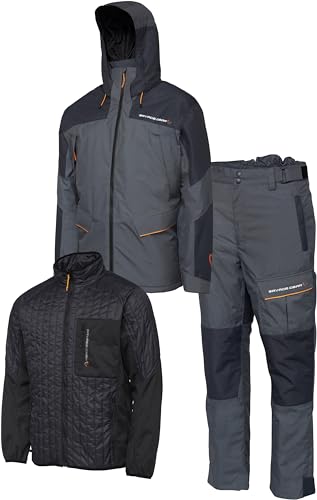 Svendsen Sport Savage Gear Thermo Guard 3-Piece Suit Gr.XL 3-teiliger Winter Thermoanzug von Svendsen Sport