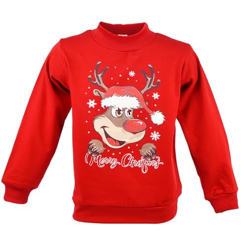 Svetli Kinder Jungen Pullover | Sweatshirts | Baumwolle | Casuals | Winterpullover | Weihnachtspullover | Langarmshirt (116, Patern 3) von Svetli