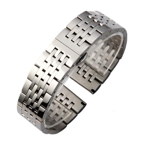 Edelstahl-Uhrenarmband, passend for Tissot, passend for Citizen, passend for Longines, passend for Seiko-Uhrenarmband, 12/14/16/18/19/20/22/24 mm (Color : Silver, Size : 12mm) von Svincoter