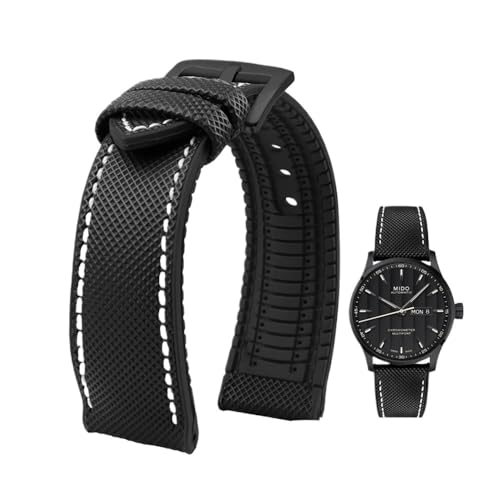 Fit for Longines, Fit for Seiko, Fit for Tissot, Fit for Hamilton, Fit for Omega, Fit for Citizen, Fit for Casio, Carbonfaser-Nylon-Kautschukband, 20 mm, 21 mm, 22 mm, 24 mm, Herrenuhrenarmband (Colo von Svincoter