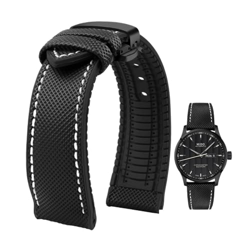 Fit for Longines, Fit for Seiko, Fit for Tissot, Fit for Hamilton, Fit for Omega, Fit for Citizen, Fit for Casio, Carbonfaser-Nylon-Kautschukband, 20 mm, 21 mm, 22 mm, 24 mm, Herrenuhrenarmband (Colo von Svincoter