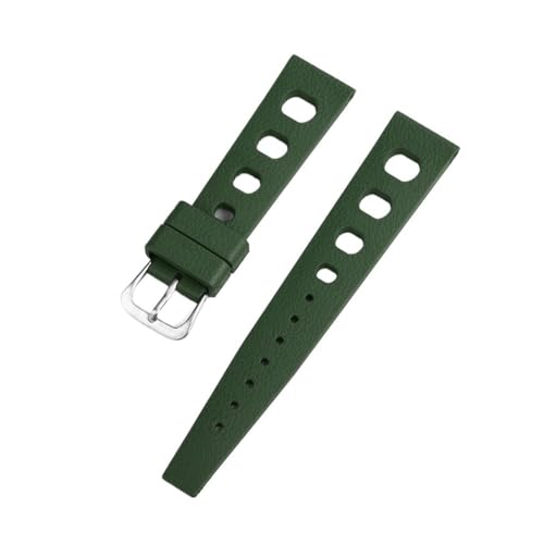 Tropisches Fluorkautschukarmband, passend for Oris, passend for Seiko, passend for Citizen, Schnellverschluss-Uhrenarmband, 20 mm Tropic-Uhrenarmband(Color:Green) von Svincoter