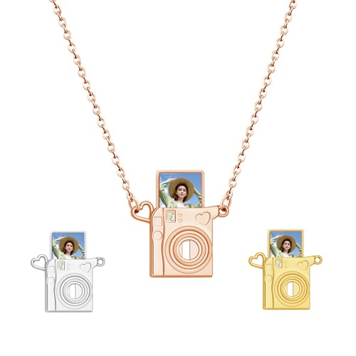 Individuell gestaltbare Mini-Kamera-Halskette für Frauen – Personalisierte Foto-Kamera-Medaillon-Anhänger-Halskette als Erinnerungsstück und Geschenk für Mutter, Ehefrau, Freundin, Schwester, Tochter Individuell gestaltbare Mini-Kamera-Halskette für Frauen – Personalisierte Foto-Kamera-Medaillon-Anhänger-Halskette als Erinnerungsstück und Geschenk für Mutter, Ehefrau, Freundin, Schwester, Tochter von Svyqwmz
