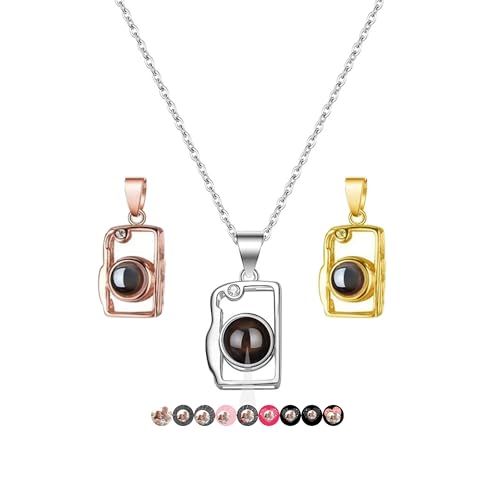 Individuell gestaltbare Mini-Kamera-Halskette für Frauen – Personalisierte Foto-Kamera-Medaillon-Anhänger-Halskette als Erinnerungsstück und Geschenk für Mutter, Ehefrau, Freundin, Schwester, Tochter Individuell gestaltbare Mini-Kamera-Halskette für Frauen – Personalisierte Foto-Kamera-Medaillon-Anhänger-Halskette als Erinnerungsstück und Geschenk für Mutter, Ehefrau, Freundin, Schwester, Tochter von Svyqwmz