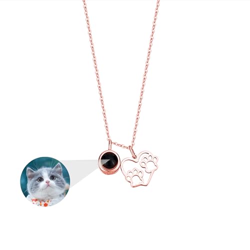 Svyqwmz Haustier Foto Halskette Personalisierte Hund Katze Pfote Anhänger Halskette Foto Projektion Halskette Gedenkschmuck für Frauen Männer Svyqwmz Haustier Foto Halskette Personalisierte Hund Katze Pfote Anhänger Halskette Foto Projektion Halskette Gedenkschmuck für Frauen Männer von Svyqwmz