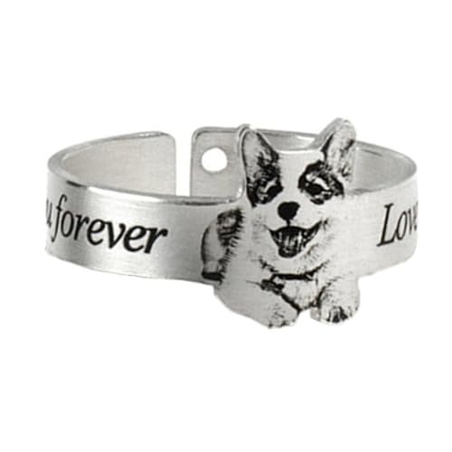 Svyqwmz Personalisierte Hund Katze Bild Ring benutzerdefinierte eingraviert Pet Name Foto Ring Memorial Geschenke für Frauen Männer Svyqwmz Personalisierte Hund Katze Bild Ring benutzerdefinierte eingraviert Pet Name Foto Ring Memorial Geschenke für Frauen Männer von Svyqwmz