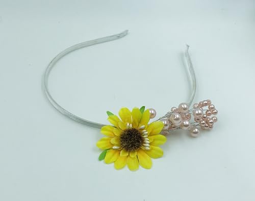 Swadeshi Desire Handgefertigtes Blumen-Haarband für Mädchen und Kinder, Pack-01 von Swadeshi Desire