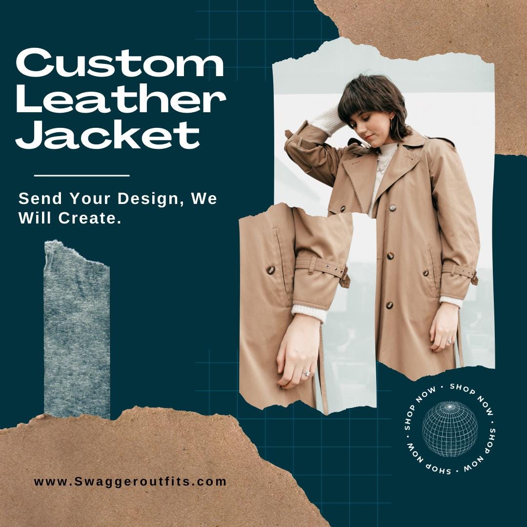 Custom Leather Jacket - Handcrafted Personalized Gift For Him & Her | Made-To-Order Fashion Statement, Unique Design Custom Leather Jacket - Handcrafted Personalized Gift For Him & Her | Made-To-Order Fashion Statement, Unique Design von SwaggeroutfitsStore