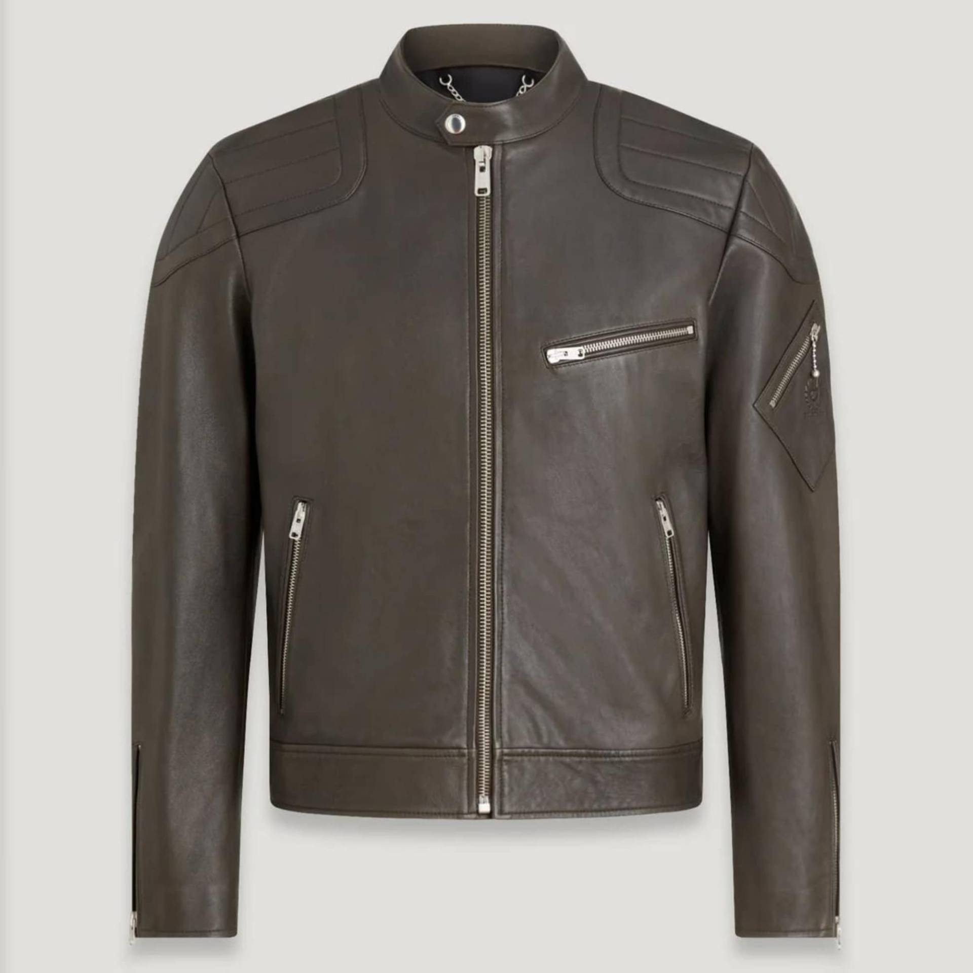 Men's Luxury Racer Leather Jacket | Stylish Biker For Men Genuine Leather, Slim Fit, Motorcycle Gear & Fashion von SwaggeroutfitsStore