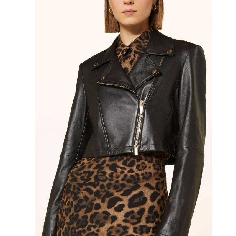 Women The Cropped Leather Jacket A Must-Have For Every Wardrobe von SwaggeroutfitsStore