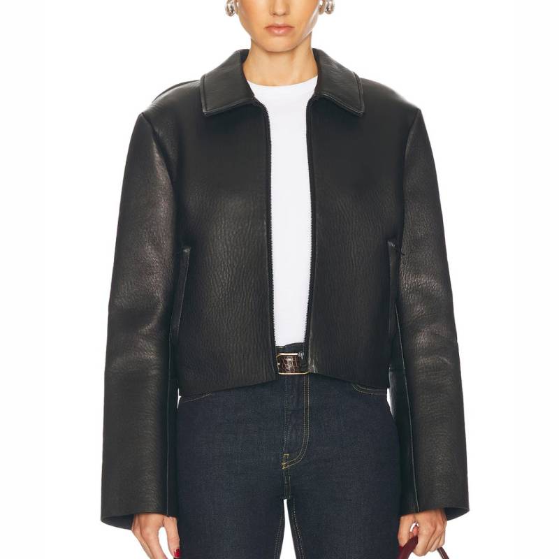 Women's Edgy Leather Jacket | Stylish Biker Coat For Women Unique Distressed Design & Modern Fit, Perfect Every Outfit von SwaggeroutfitsStore