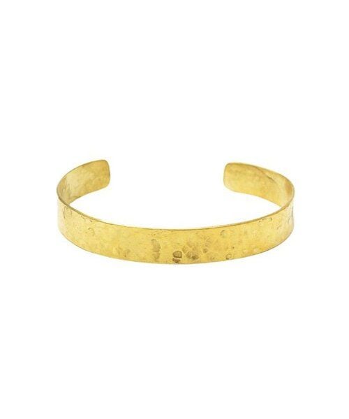 Swahili Coast Messing Armreif - HAMMERED - Recycling Messingschmuck von Swahili Coast