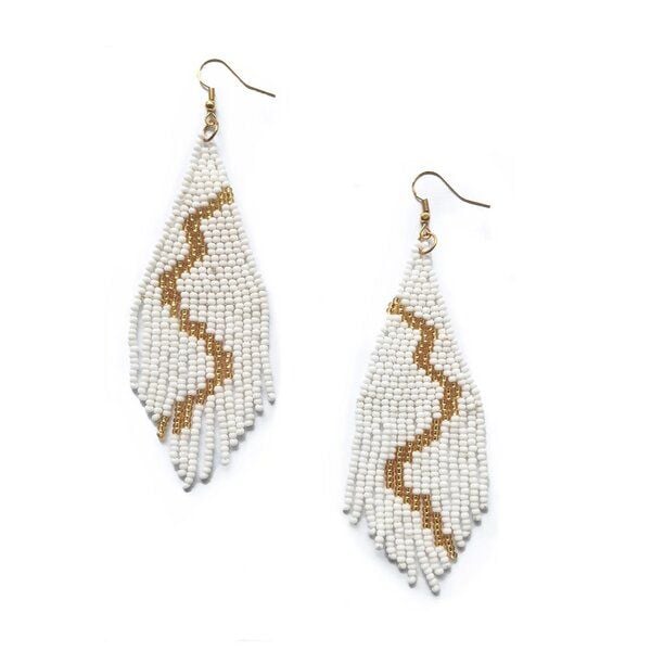 Swahili Coast Quasten Ohrringe - RIVER BEADED - Perlenohrringe von Swahili Coast