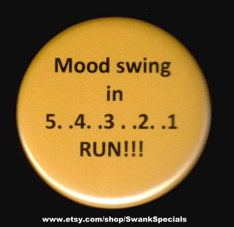 stimmungsschaukel Im 5..4..3..2..1..lauf - Anstecknadel Oder Magnet von SwankSpecials