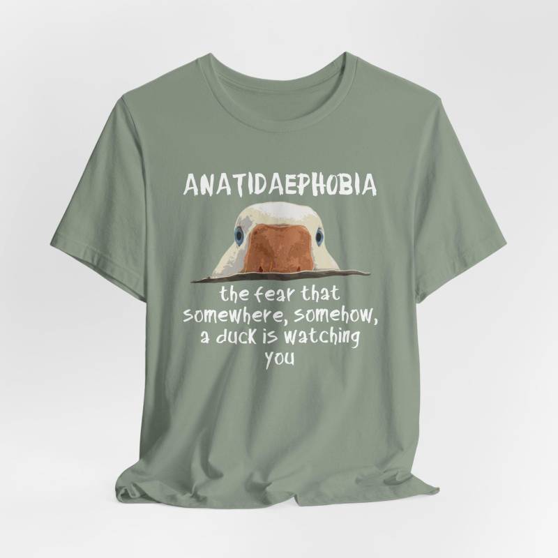 Lustiges Enten Shirt, Entenphobie, Anatidaephobie, Angst Vor Enten, Sufferers Society, Urbanes Wörterbuch, Geschenk Für Männer, Entenprint von SwankyBazaar