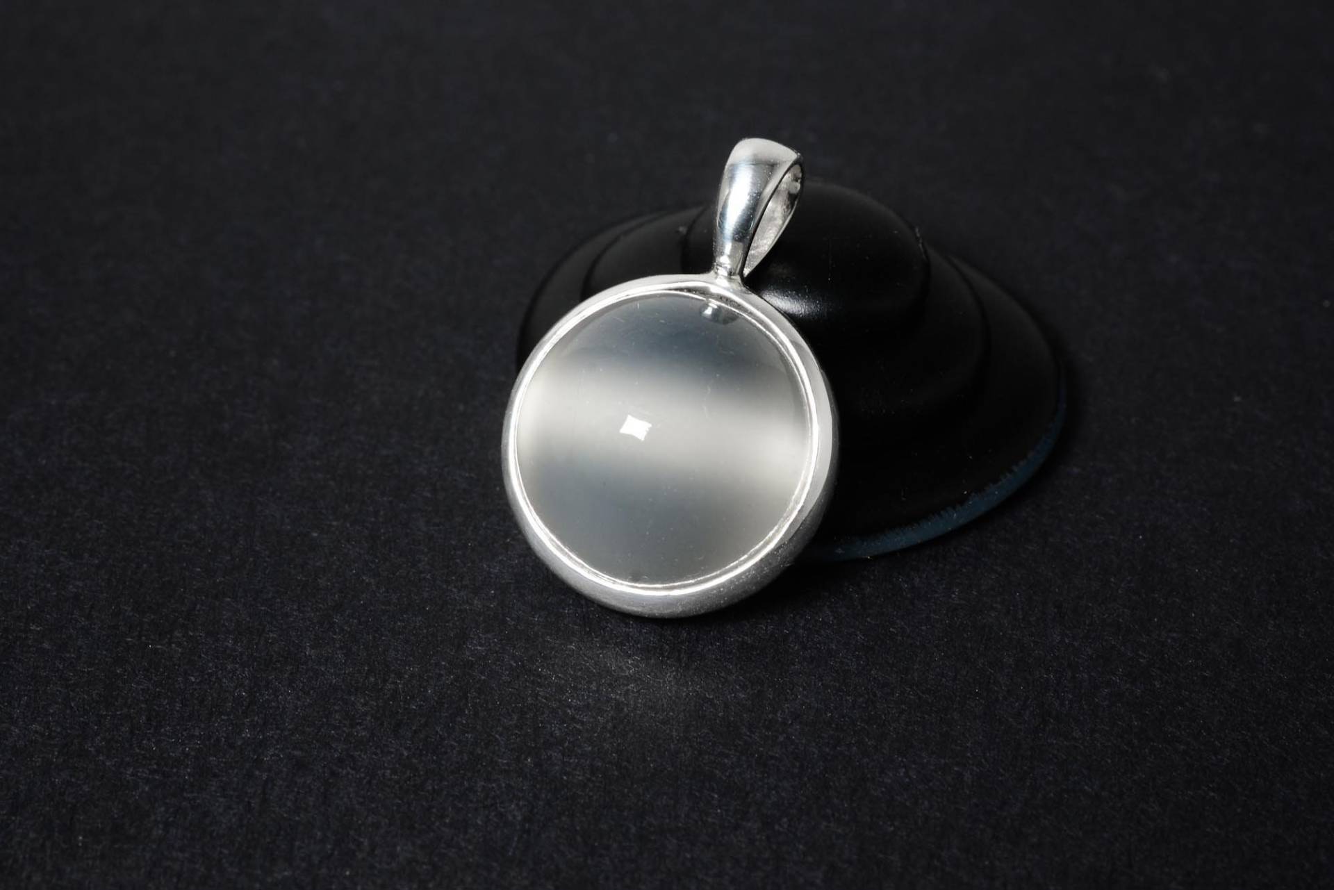Echter Mondstein Silber Anhänger. 25mm Echter Mondstein Silber Anhänger. 25mm von SwankyElements