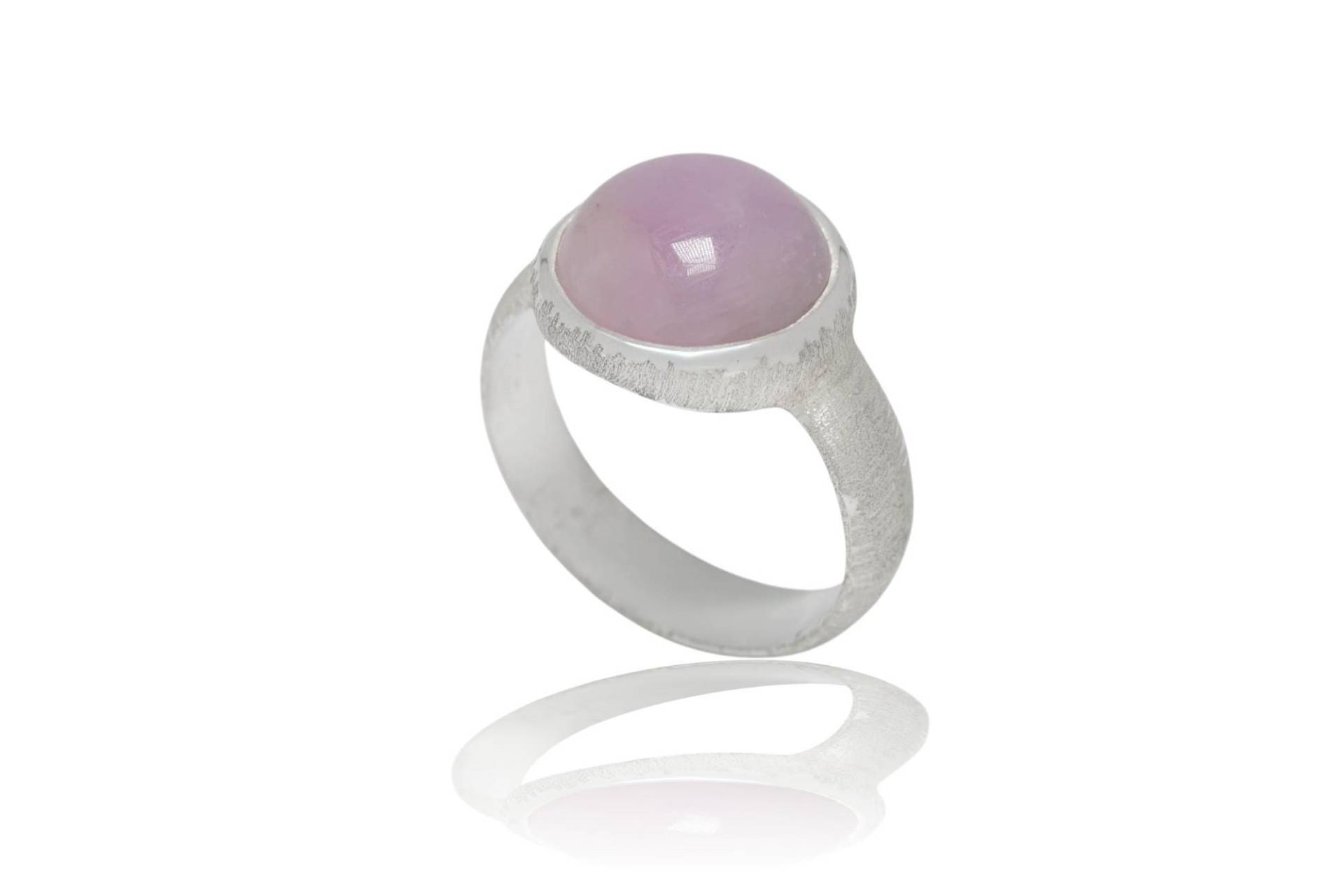 Kunzit Silber Ring 14mm von SwankyElements