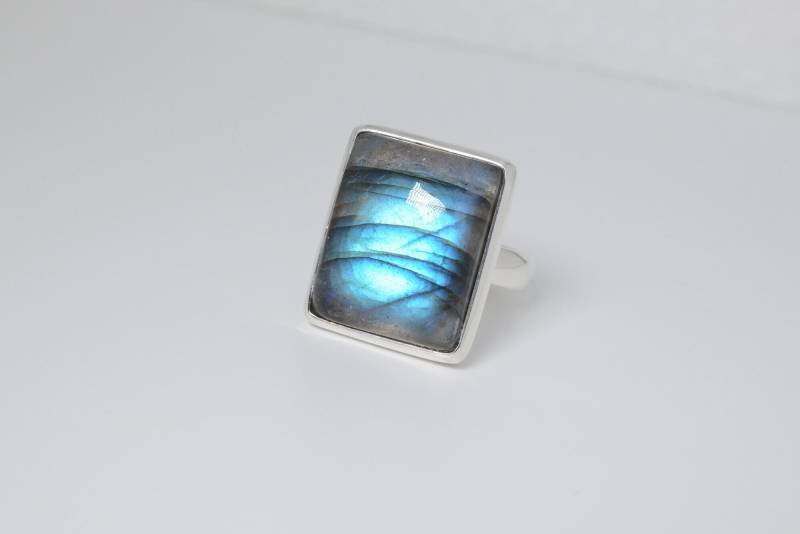 Labradorit Silber Ring 56/7.6 P Labradorit Silber Ring 56/7.6 P von SwankyElements