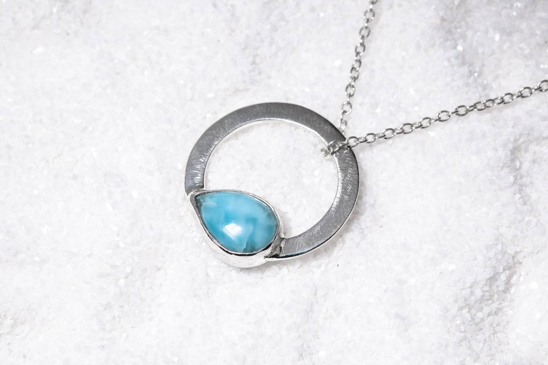 Larimar Design Silber Anhänger. 25mm Larimar Design Silber Anhänger. 25mm von SwankyElements