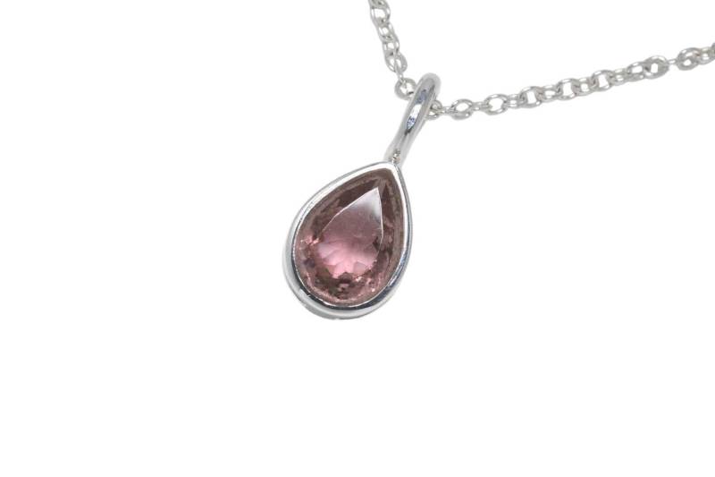 Roter Facettierter Turmalin Silber Anhänger Roter Facettierter Turmalin Silber Anhänger von SwankyElements