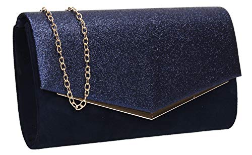 SwankySwans Damen Janey Clutch-Tasche, Navy von SwankySwans