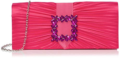 SwankySwans Damen Chloe Clutch, Fuchsia von SwankySwans