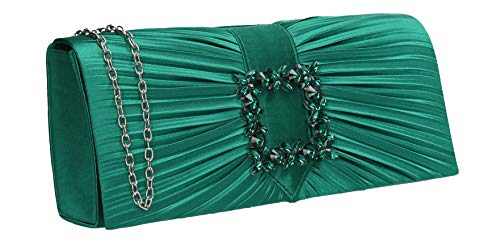 SwankySwans Damen Chloe Clutch, grün von SwankySwans