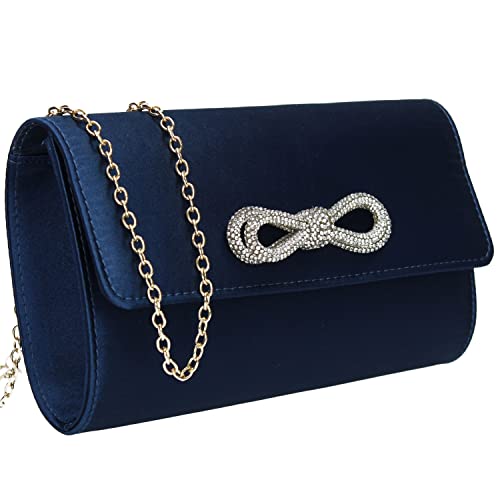 SwankySwans Damen Daphne Clutch-Tasche, Navy von SwankySwans