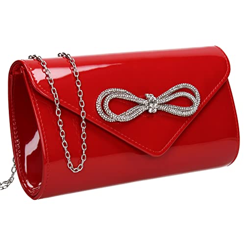 SwankySwans Damen Eloise Clutch-Tasche, rot von SwankySwans