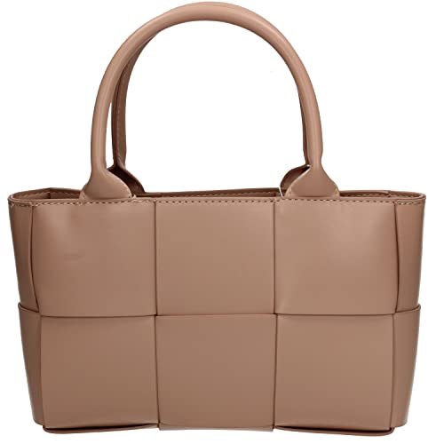 SwankySwans Damen Heather Veganes Leder Tote 2 in 1 Mini-Tragetasche, Nude von SwankySwans