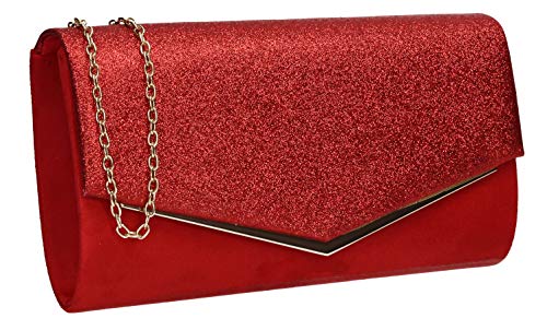 SwankySwans Damen Janey Clutch-Tasche, rot von SwankySwans