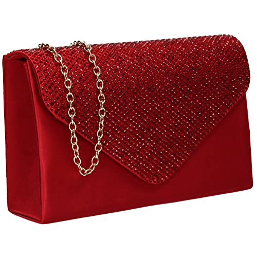 SwankySwans Damen Jodie Clutch-Tasche, rot von SwankySwans