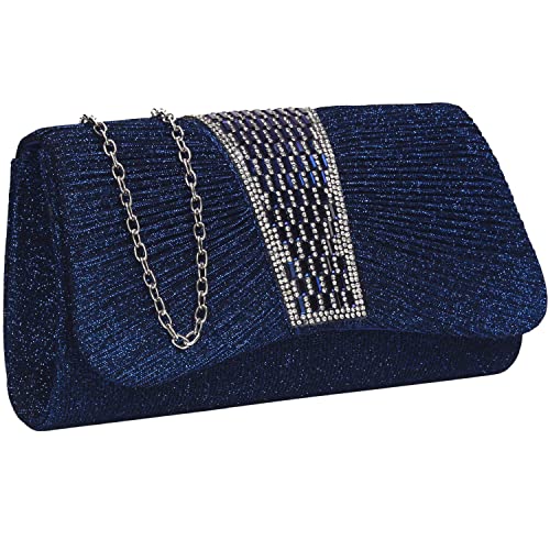 SwankySwans Damen Julie Clutch-Tasche, königsblau von SwankySwans