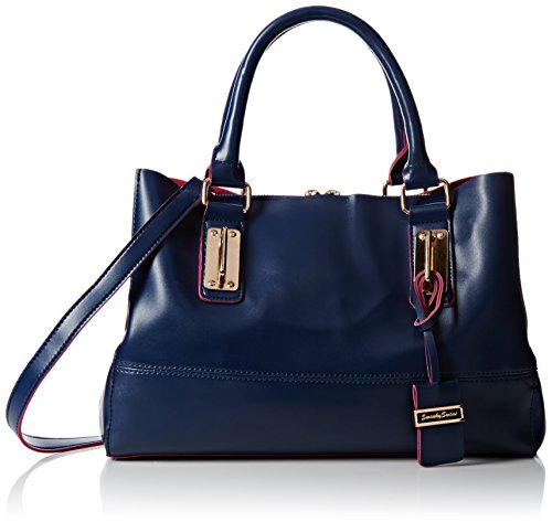 SwankySwans Damen Kelly zweifarbige Schultertasche, Blau (Blau), Einheitsgröße von SwankySwans