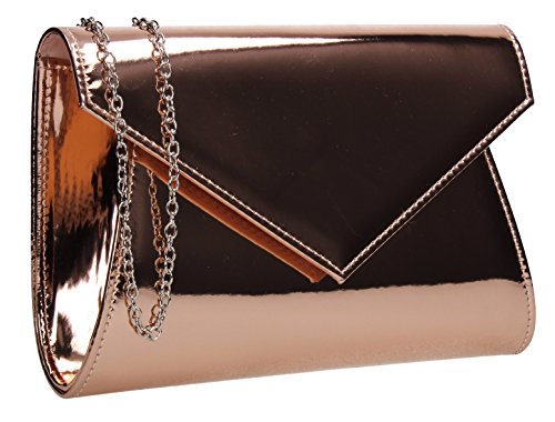 SwankySwans Damen Lenny Clutch-Tasche, champagnerfarben von SwankySwans