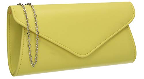 SwankySwans Damen Lora Clutch-Tasche, zitronengelb von SwankySwans